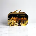 Wanderlust Dreams Wooden Octagon Purse