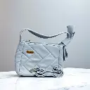 Anki Solid Puffy Sling Bag (blue)