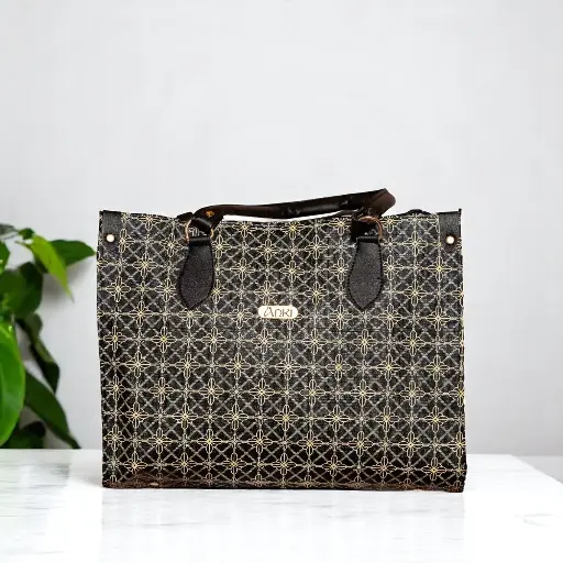 [Anki Jason Tote (golden/black)] Anki Jason Tote (golden/black)